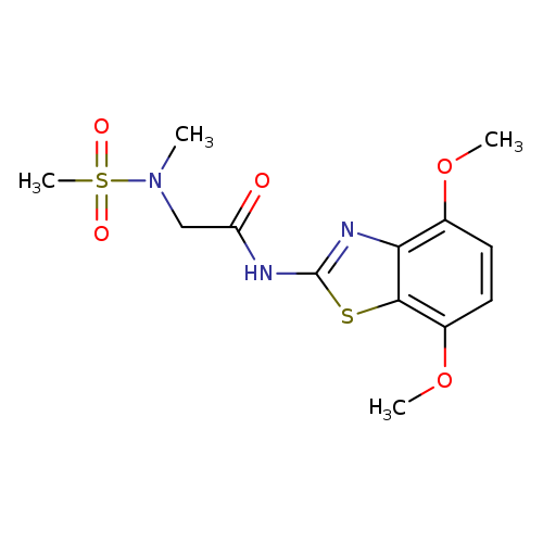 N-(4,7-dimethoxy-1,3-benzothiazol-2-yl)-2-(N-methylmethanesulfonamido)acetamide