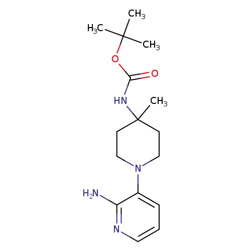 tert-butyl(1-(2-aminopyridin-3-yl)-4-methylpiperidin-4-yl)carbamate
