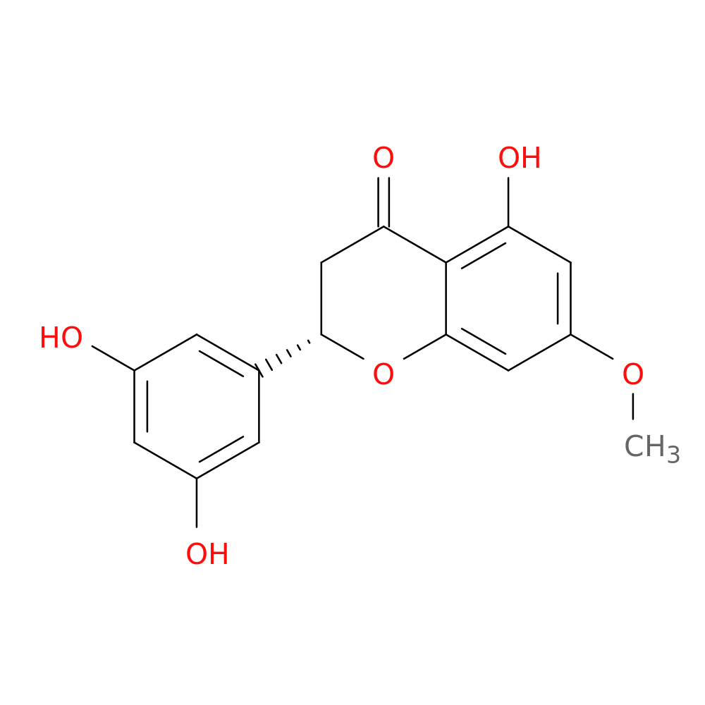 (2S)-2-(3,5-Dihydroxyphenyl)-2,3-dihydro-5-hydroxy-7-methoxy-4H-1-benzopyran-4-one