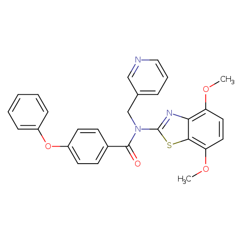 N-(4,7-dimethoxy-1,3-benzothiazol-2-yl)-4-phenoxy-N-[(pyridin-3-yl)methyl]benzamide