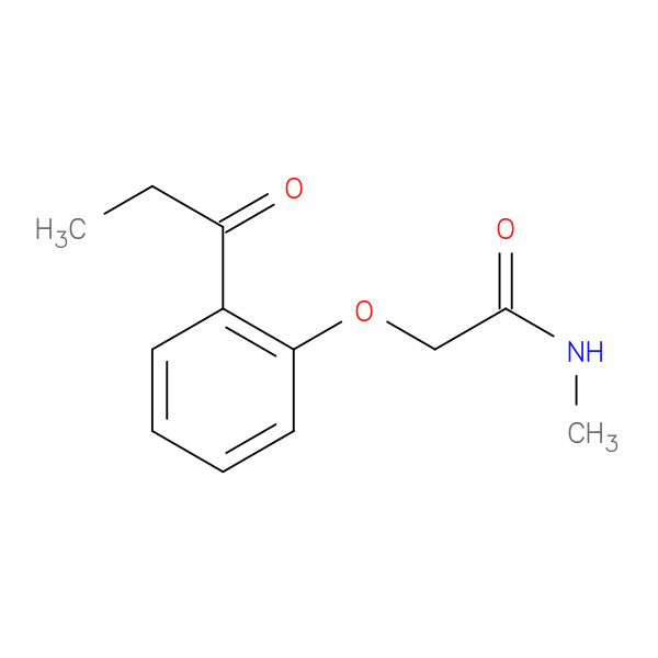 N-methyl-2-(2-propanoylphenoxy)acetamide
