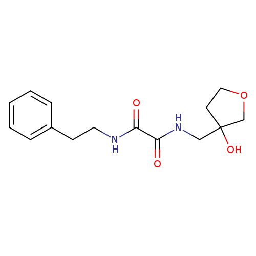 N-[(3-hydroxyoxolan-3-yl)methyl]-N'-(2-phenylethyl)ethanediamide
