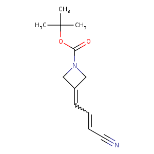 TERT-BUTYL 3-(3-CYANOPROP-2-ENYLIDENE)AZETIDINE-1-CARBOXYLATE