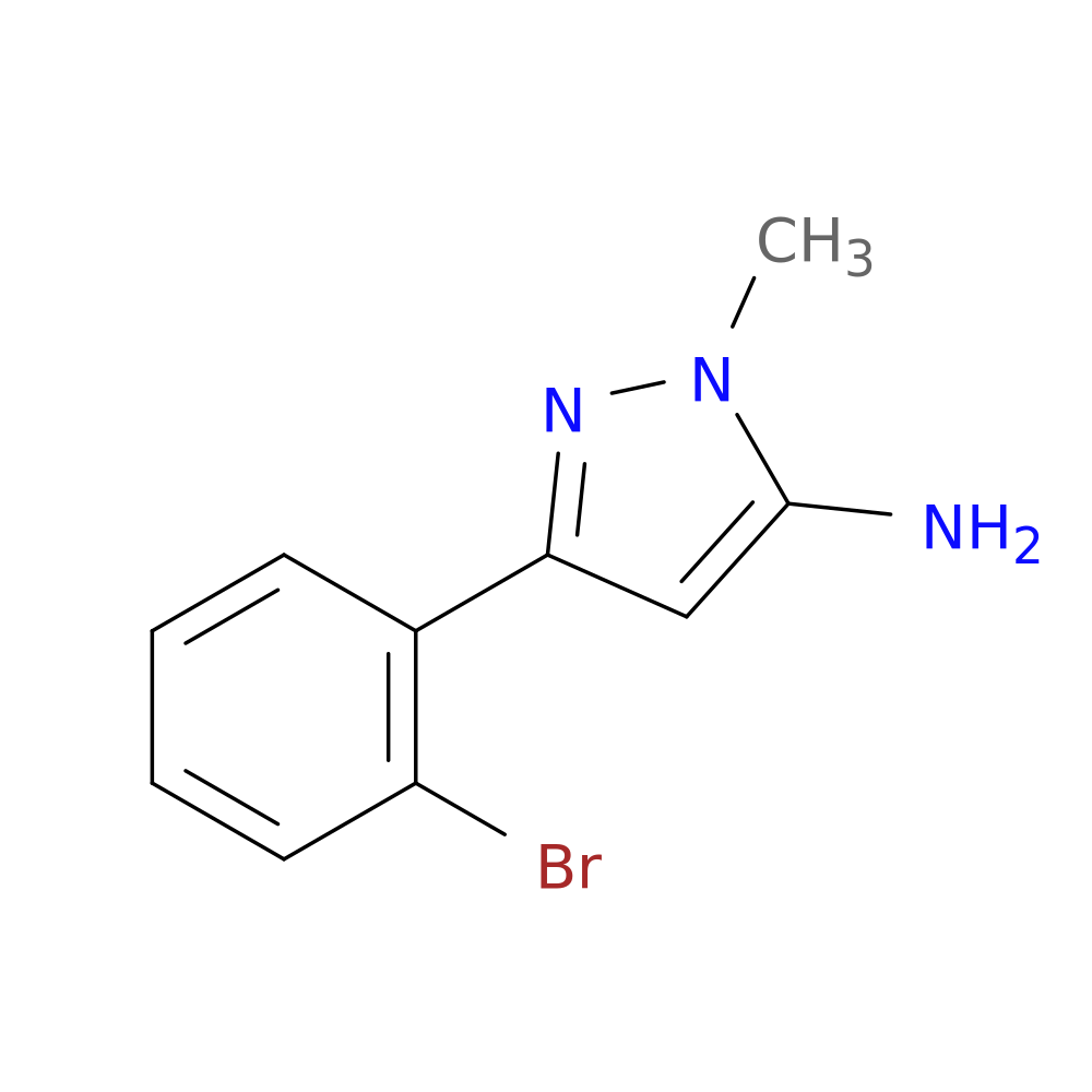 3-Amino-5-(2-bromophenyl)-2-methylpyrazole