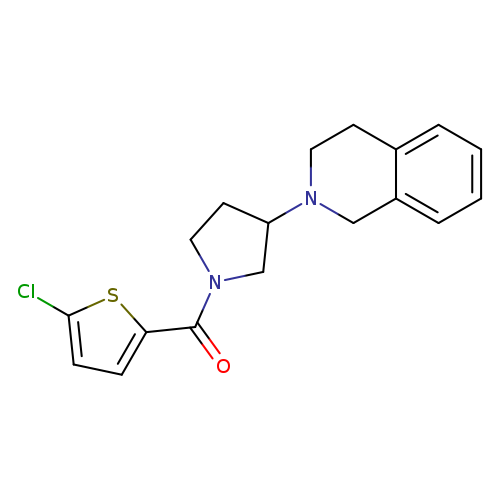 2-[1-(5-chlorothiophene-2-carbonyl)pyrrolidin-3-yl]-1,2,3,4-tetrahydroisoquinoline