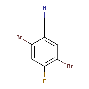 Benzonitrile, 2,5-dibromo-4-fluoro-