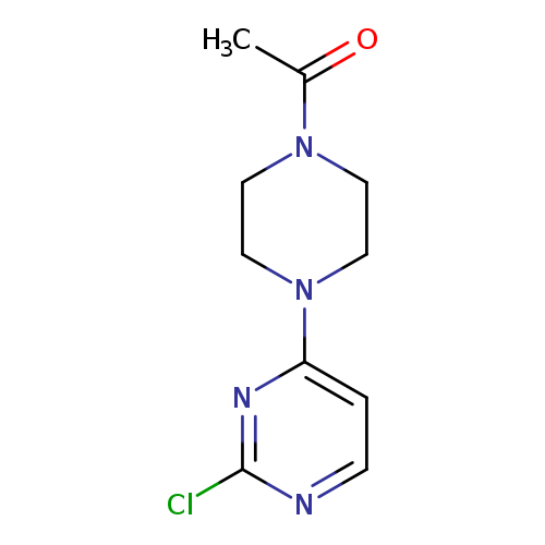 1-[4-(2-chloro-4-pyrimidinyl)piperazino]-1-ethanone