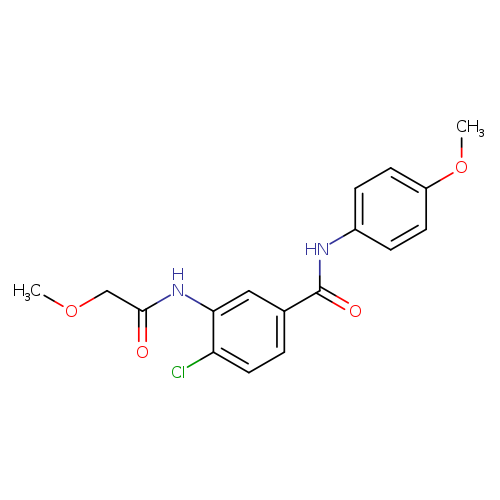 4-chloro-3-[(methoxyacetyl)amino]-N-(4-methoxyphenyl)benzamide