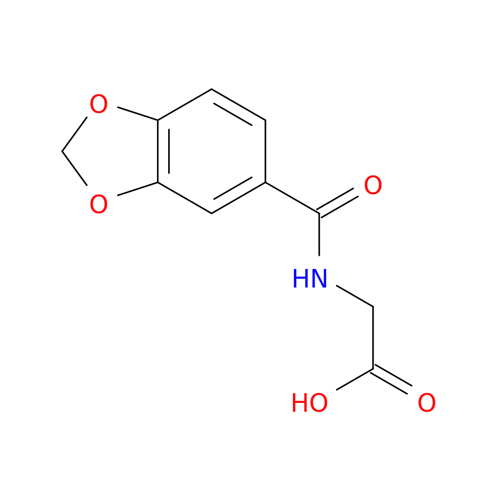 2-(Benzo[d][1,3]dioxole-5-carboxamido)acetic acid
