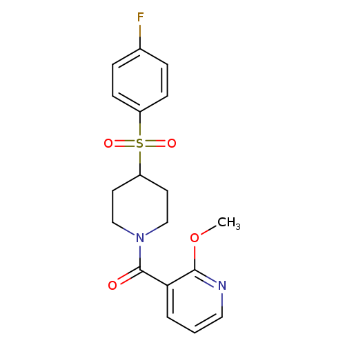 3-[4-(4-fluorobenzenesulfonyl)piperidine-1-carbonyl]-2-methoxypyridine