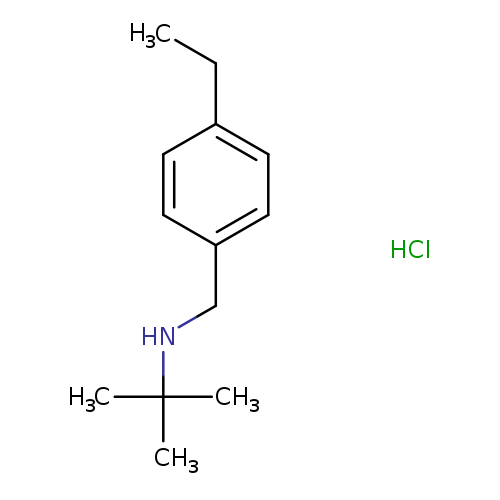 N-(4-ethylbenzyl)-2-methyl-2-propanamine hydrochloride