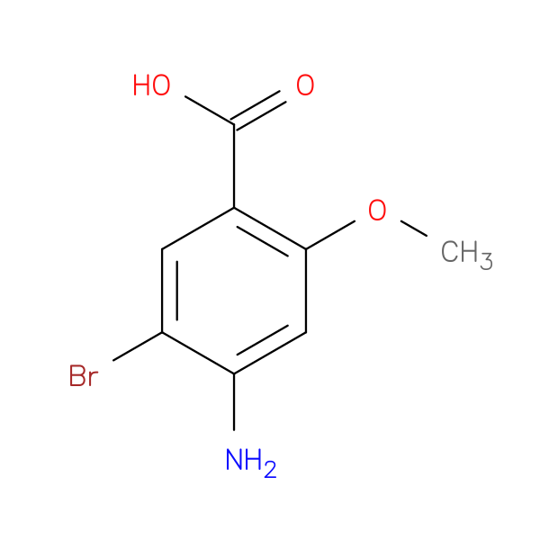 4-Amino-5-bromo-2-methoxybenzenecarboxylic acid