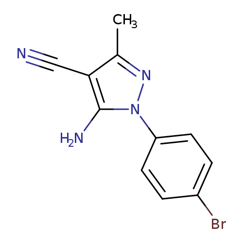 5-Amino-1-(4-bromophenyl)-4-cyano-3-methyl-1H-pyrazole