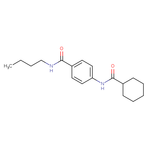 N-butyl-4-[(cyclohexylcarbonyl)amino]benzamide