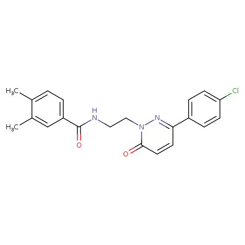 N-{2-[3-(4-chlorophenyl)-6-oxo-1,6-dihydropyridazin-1-yl]ethyl}-3,4-dimethylbenzamide