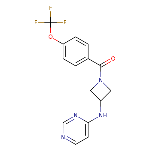 N-{1-[4-(trifluoromethoxy)benzoyl]azetidin-3-yl}pyrimidin-4-amine