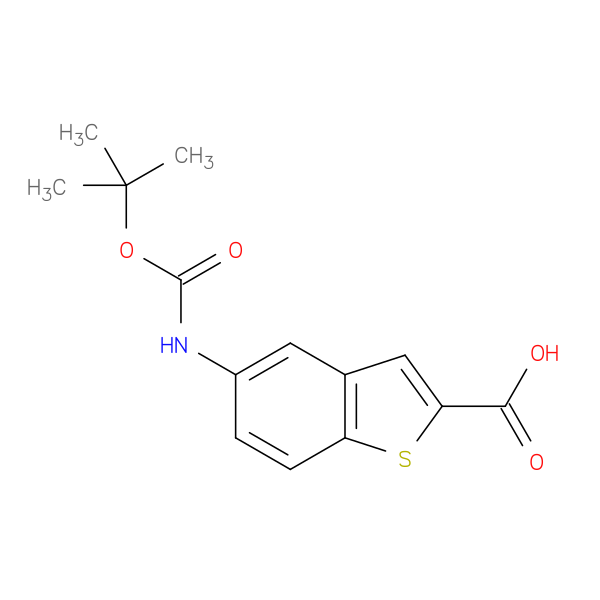 5-((tert-Butoxycarbonyl)amino)benzo[b]thiophene-2-carboxylic acid