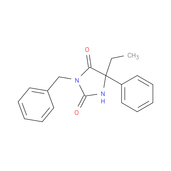 5-Ethyl-5-phenyl-3-(phenylmethyl)-2,4-imidazolidinedione