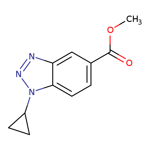 Methyl 1-cyclopropylbenzotriazole-5-carboxylate