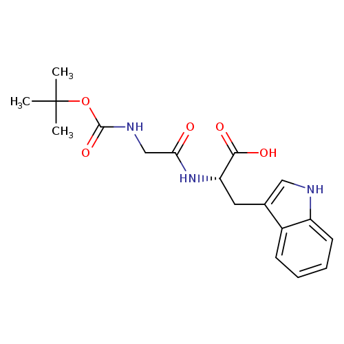 (2S)-2-(2-{[(tert-butoxy)carbonyl]amino}acetamido)-3-(1H-indol-3-yl)propanoicacid