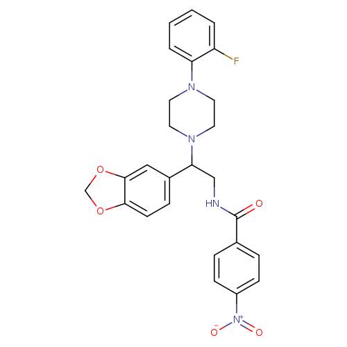 N-[2-(2H-1,3-benzodioxol-5-yl)-2-[4-(2-fluorophenyl)piperazin-1-yl]ethyl]-4-nitrobenzamide