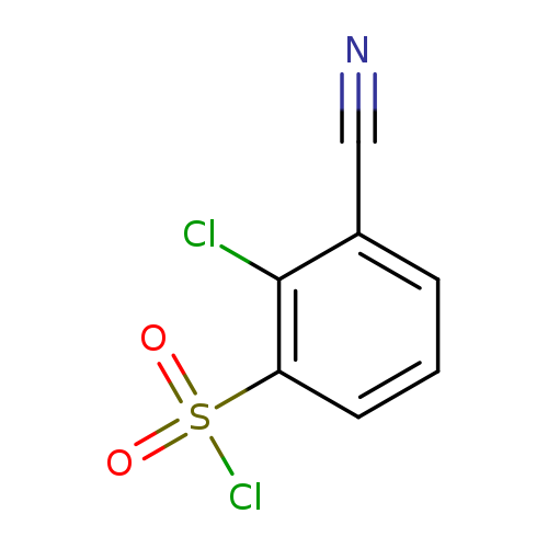 2-chloro-3-cyanobenzene-1-sulfonyl chloride