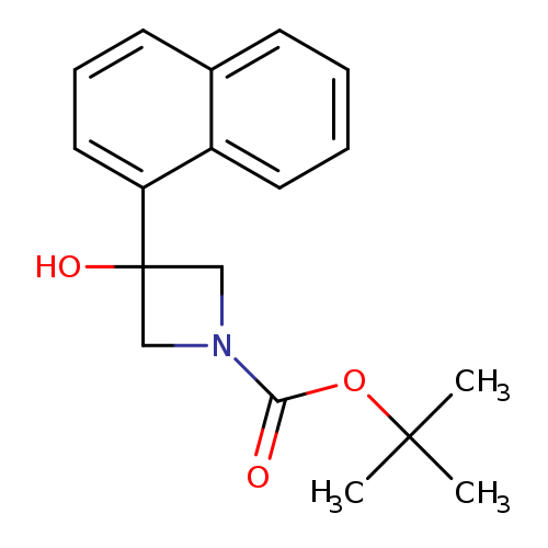 tert-butyl 3-hydroxy-3-(naphthalen-1-yl)azetidine-1-carboxylate