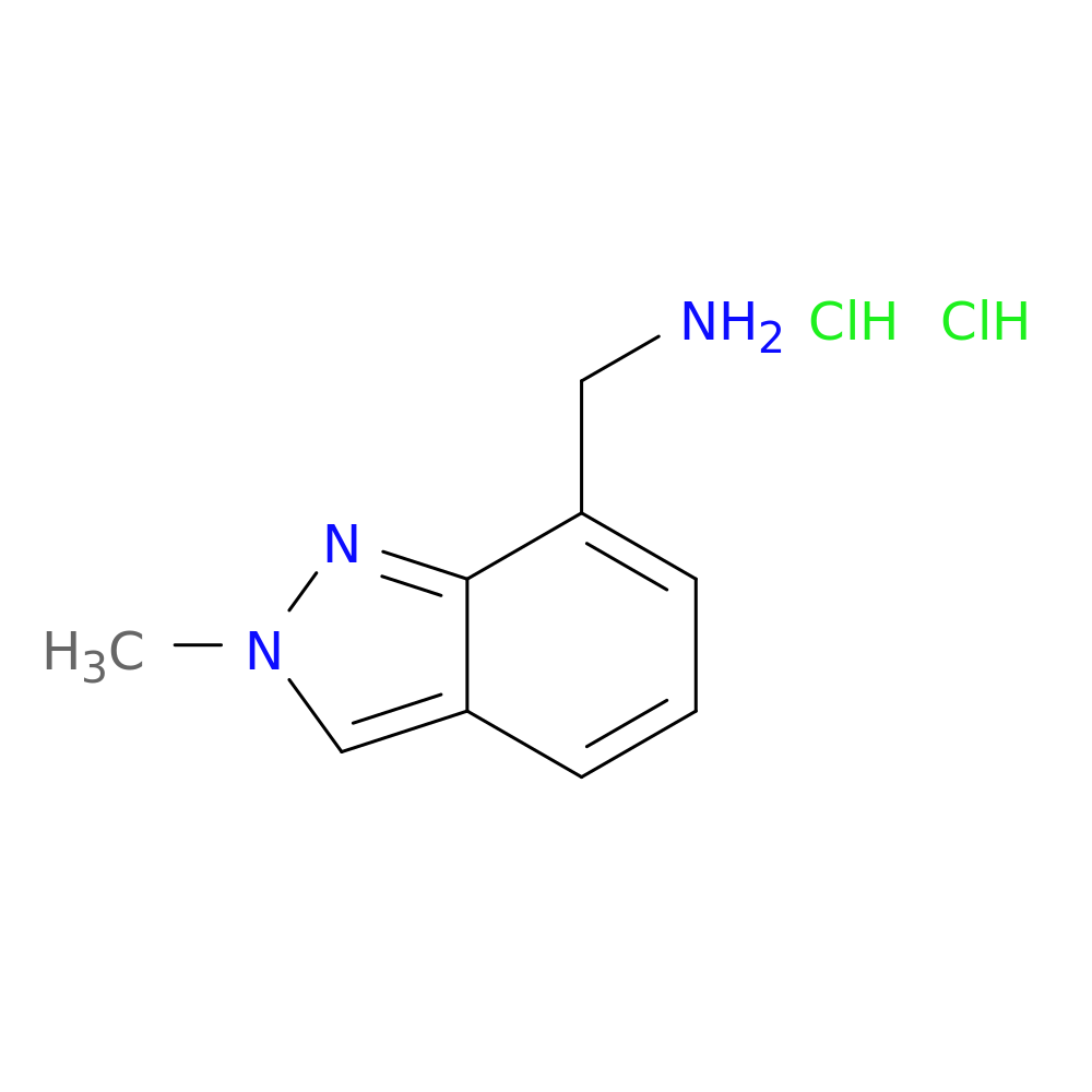 1-(2-methyl-2H-indazol-7-yl)methanamine dihydrochloride
