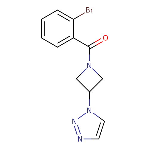 1-[1-(2-bromobenzoyl)azetidin-3-yl]-1H-1,2,3-triazole