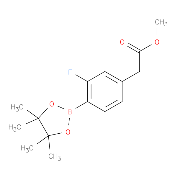 Methyl 2-(3-fluoro-4-(4,4,5,5-tetramethyl-1,3,2-dioxaborolan-2-yl)phenyl)acetate