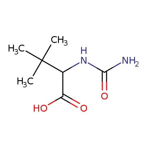 2-(carbamoylamino)-3,3-dimethylbutanoic acid