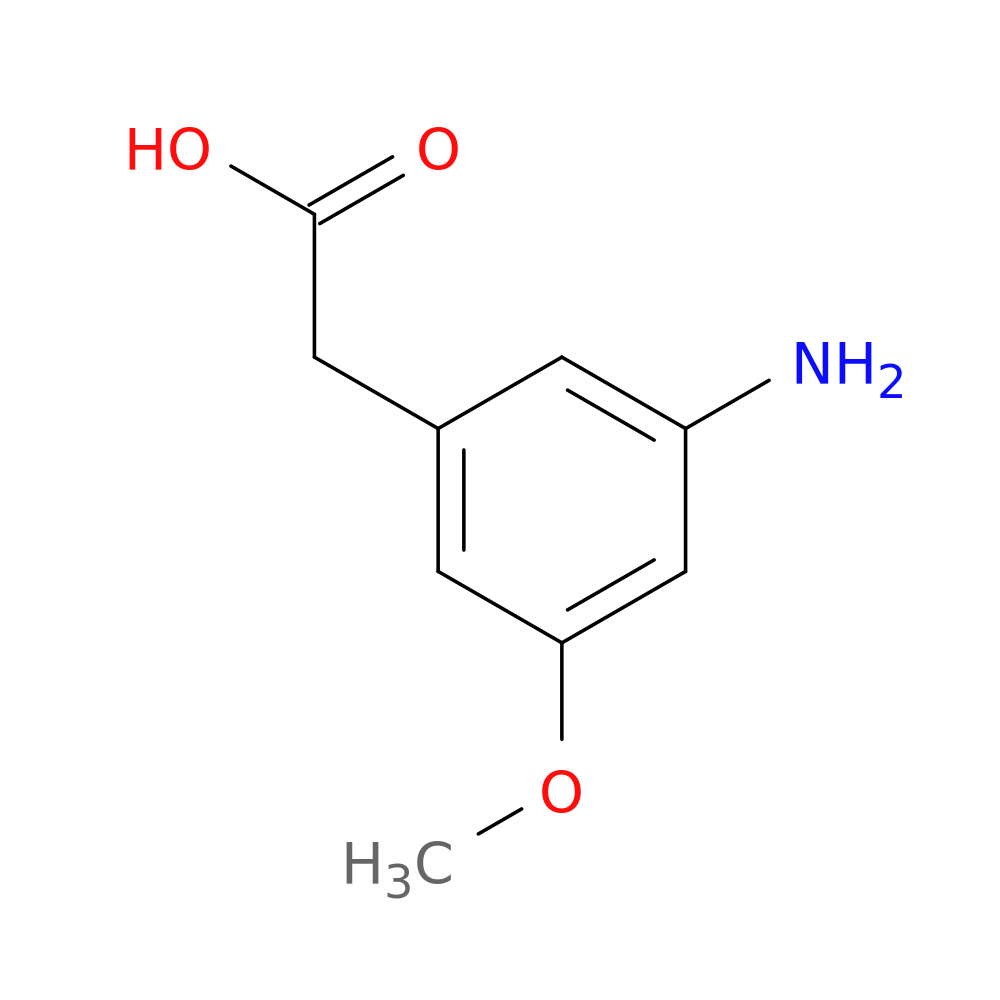 2-(3-amino-5-methoxyphenyl)acetic acid