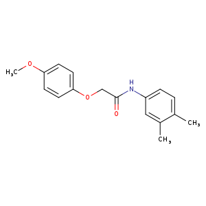 N-(3,4-dimethylphenyl)-2-(4-methoxyphenoxy)acetamide