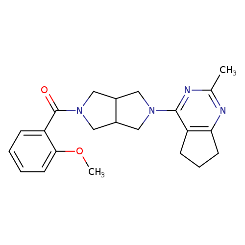 2-(2-methoxybenzoyl)-5-{2-methyl-5H,6H,7H-cyclopenta[d]pyrimidin-4-yl}-octahydropyrrolo[3,4-c]pyrrole