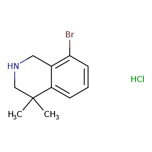 8-Bromo-4,4-dimethyl-1,2,3,4-tetrahydroisoquinoline hydrochloride