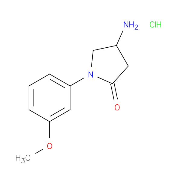 4-amino-1-(3-methoxyphenyl)-2-pyrrolidinone hydrochloride