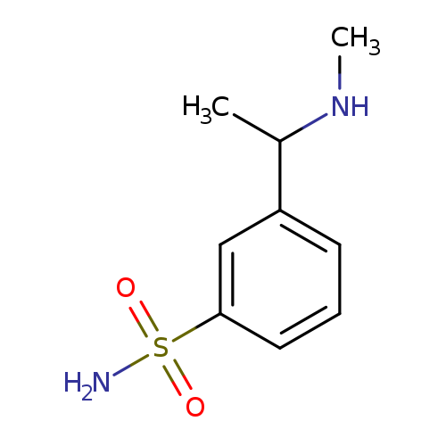 3-[1-(Methylamino)ethyl]benzene-1-sulfonamide