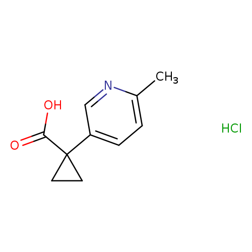 1-(6-methylpyridin-3-yl)cyclopropane-1-carboxylic acid hydrochloride