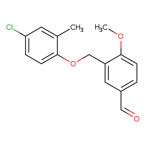 3-((4-Chloro-2-methylphenoxy)methyl)-4-methoxybenzaldehyde