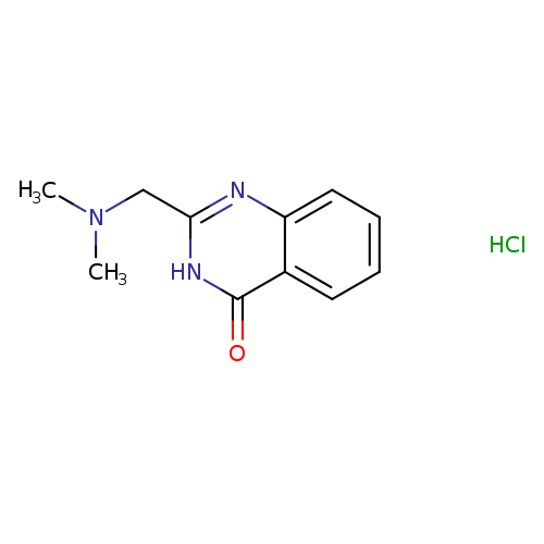 2-[(dimethylamino)methyl]-3,4-dihydroquinazolin-4-one hydrochloride