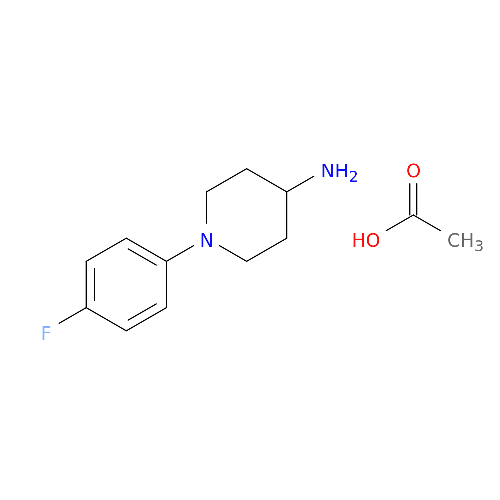 1-(4-Fluorophenyl)-4-piperidinamine acetate