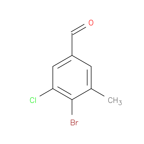 4-Bromo-3-chloro-5-methylbenzaldehyde