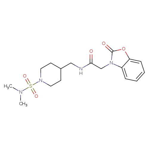N-{[1-(dimethylsulfamoyl)piperidin-4-yl]methyl}-2-(2-oxo-2,3-dihydro-1,3-benzoxazol-3-yl)acetamide