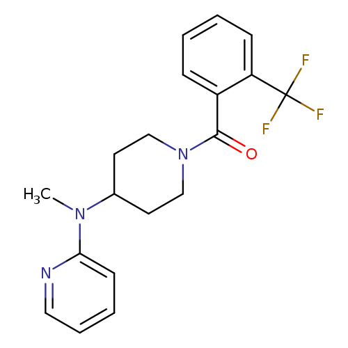 N-methyl-N-{1-[2-(trifluoromethyl)benzoyl]piperidin-4-yl}pyridin-2-amine