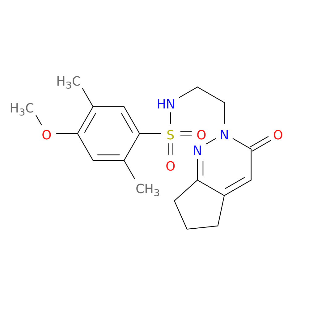 4-methoxy-2,5-dimethyl-N-(2-{3-oxo-2H,3H,5H,6H,7H-cyclopenta[c]pyridazin-2-yl}ethyl)benzene-1-sulfonamide