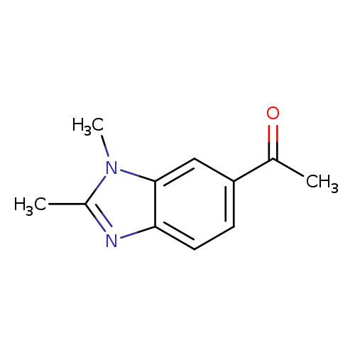 1-(1,2-dimethyl-1H-1,3-benzodiazol-6-yl)ethan-1-one