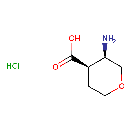 (3R,4R)-3-aminooxane-4-carboxylic acid hydrochloride