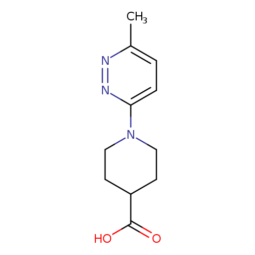 1-(6-Methylpyridazin-3-yl)piperidine-4-carboxylic acid
