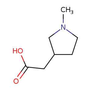 3-Pyrrolidineacetic acid, 1-methyl-