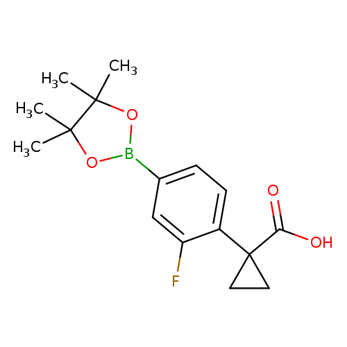 4-(1-Carboxycyclopropyl)-3-fluorophenylboronic acid pinacol ester